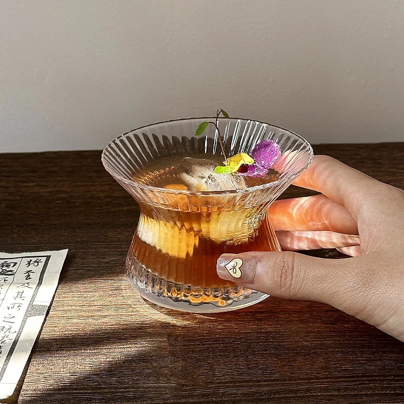 Japanese Edo Kiriko Whiskey Glass Creative Rotatable Bowl Crystal Whisky Cup for XO Brandy Limited Edition Neat Collection