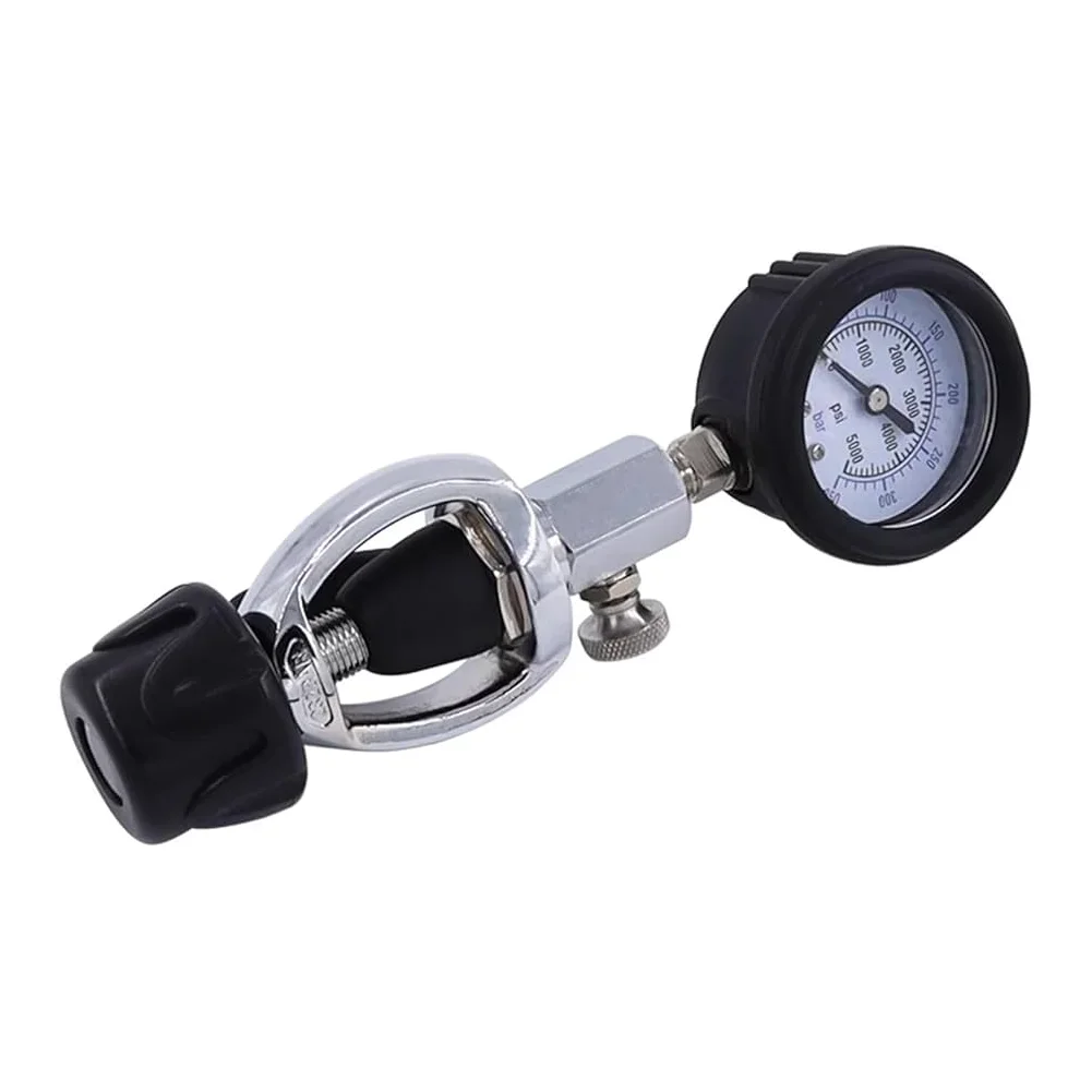 Pressure Monitoring Instrument for Diving Cylinders Compatible with Standard Valves and G5/8 Threaded Connections