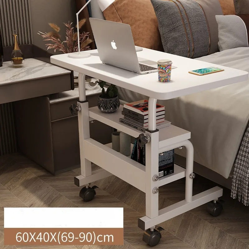 Movable small table, bedside table, bedroom, household desk, dormitory, simple lazy lifting computer table, sofa edge - view 3