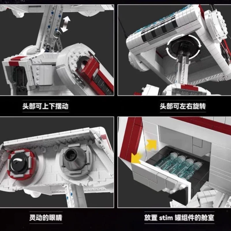 ชุดประกอบหุ่นยนต์ Mould King 21052 รุ่นผจญภัยในอวกาศ ข้อต่อขยับได้ ของเล่น DIY สำหรับเด็ก ของขวัญวันคริสต์มาส วันเกิด ของสะสม