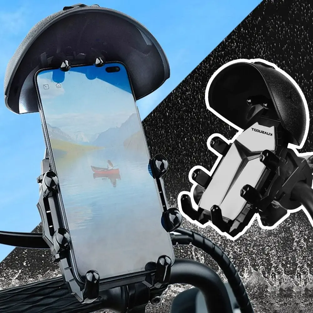 

Small Helmet Rider Motorcycle Mobile Phone Holder Rotatable Waterproof Sunshade Navigation Mobile Phone Holder Shockproof