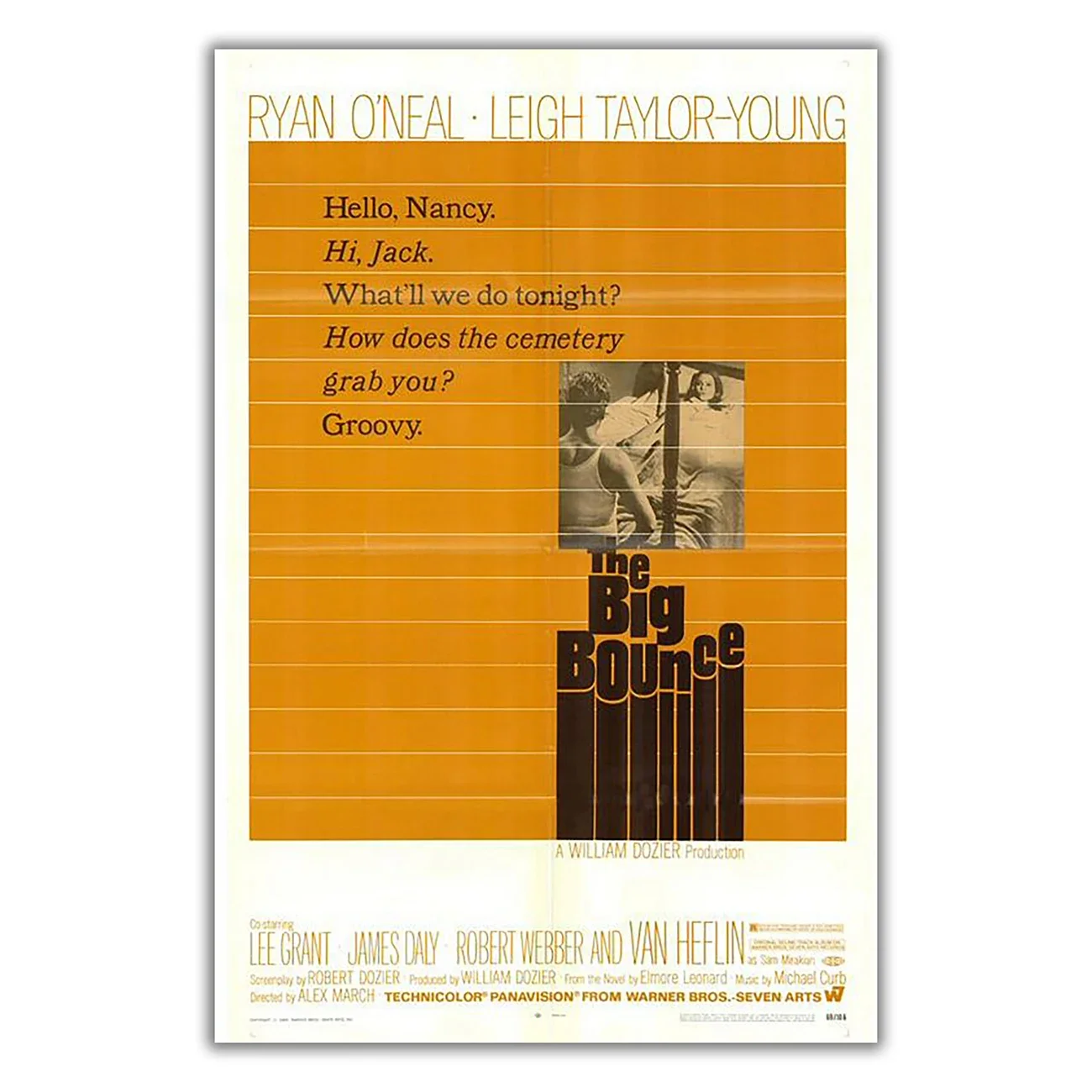 WM3378 The Big Bounce Classic Movie HD Silk Fabric Poster Art Decor Indoor Painting Gift