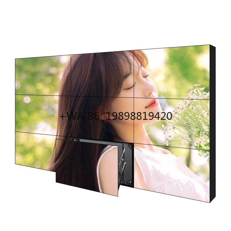 

Wall Lcd Advertising Screen Display Lcd Video Wall Advertising Player 3x3 4k Video