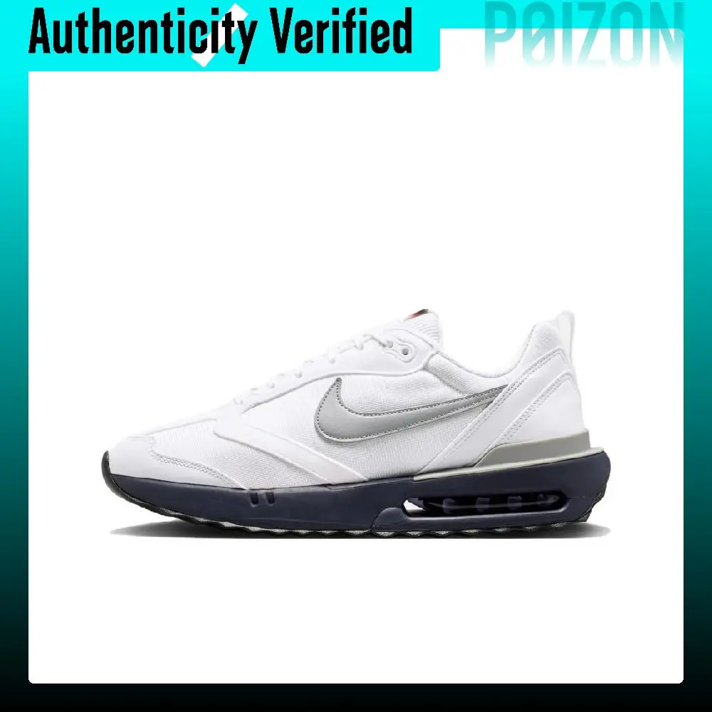 Nike Air Max Dawn Fabric Breathable Low top Running Shoes Men's White DM0013-103