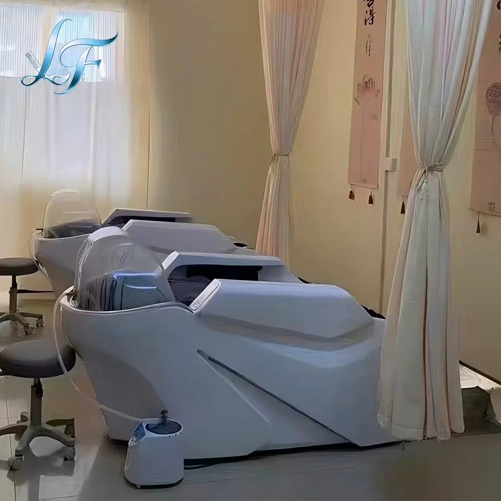 

Multifunctional Water Cycle Head Spa Equipment Smart Full Body Massage Spa Shampoo Bed With Fumigation Ergonomic Durable Comfort