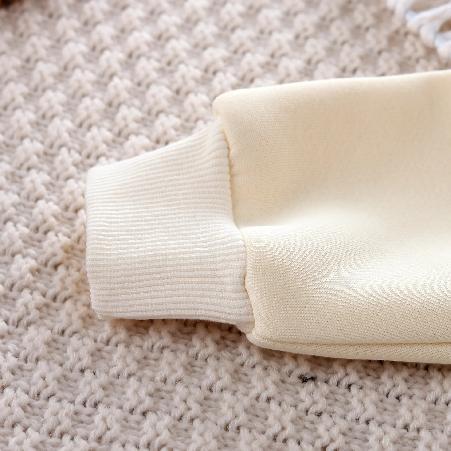 Neues Herbst- & Winter-Kinder-Fleece-Sweatshirt Zweiteiler-Set – Detail 10