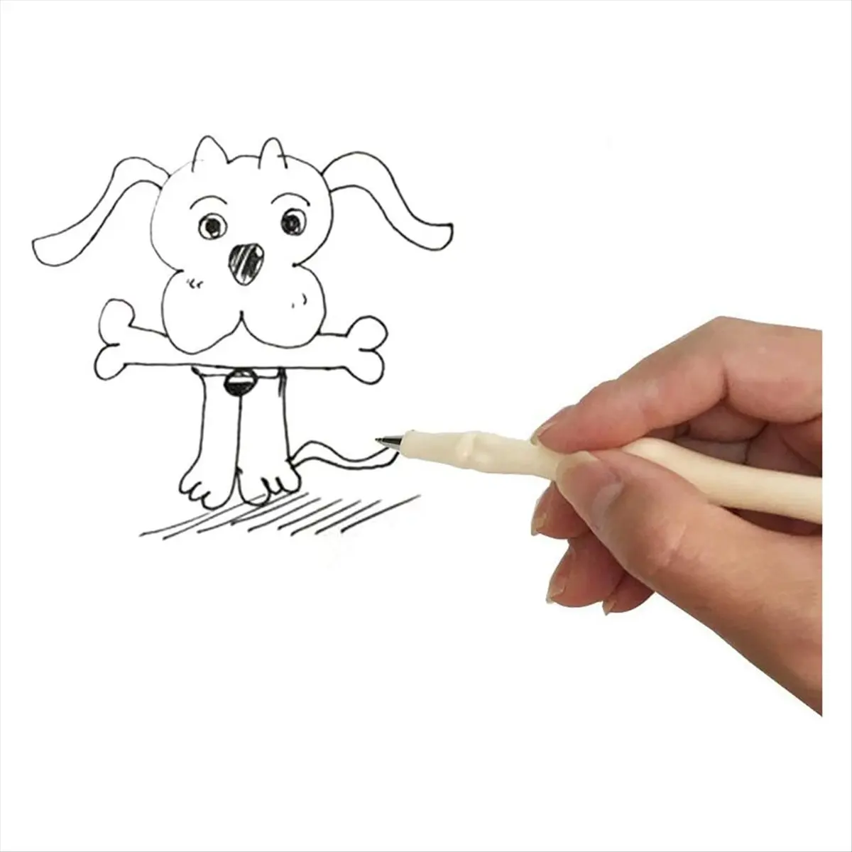 ABPP 28PCS Bone Ballpoint Pen Novelty Pens Black Ink for Halloween Artist Doctor Nurse School Office Party
