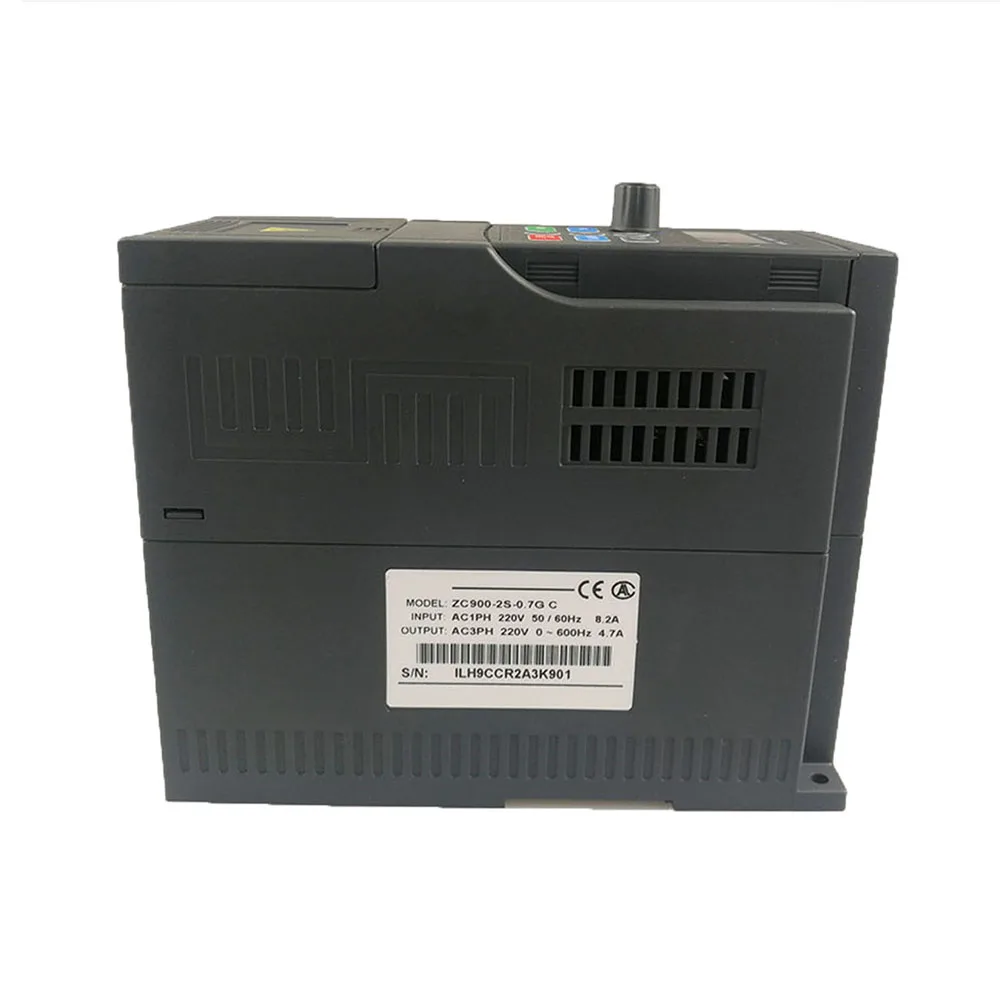 1500W 220V VFD Inverter, ZC1000-2S Variable Frequency Adjustable Speed Drive, 3-Phase Output Frequency Converter