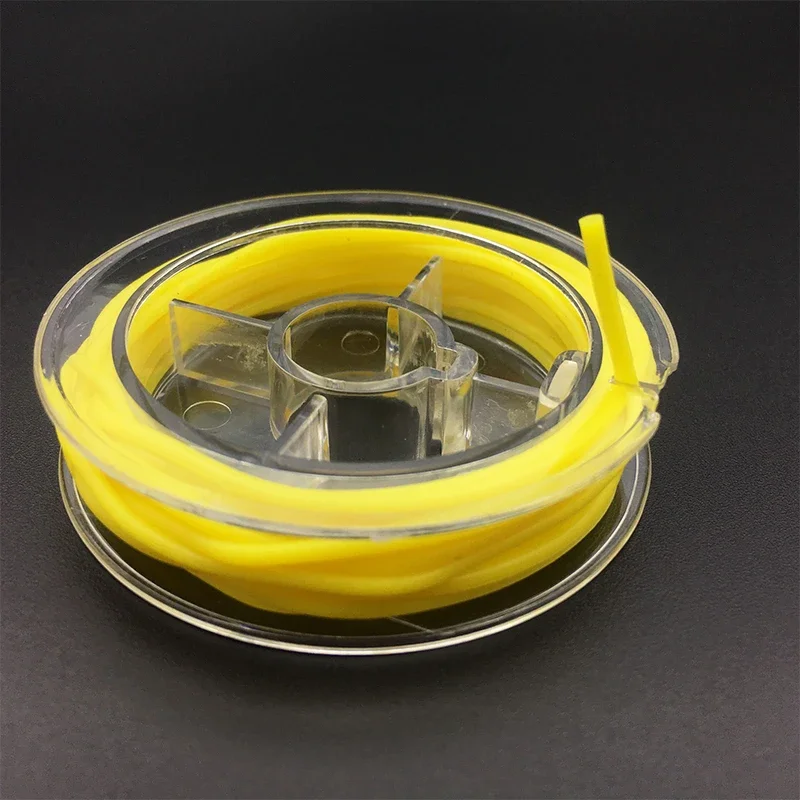 Elastic Dental Rubber Dam Estabilização Cord, Cunhas Médias, Grampos Folhas, 2,1 m por Dia 1,8mm, 1 Rolo