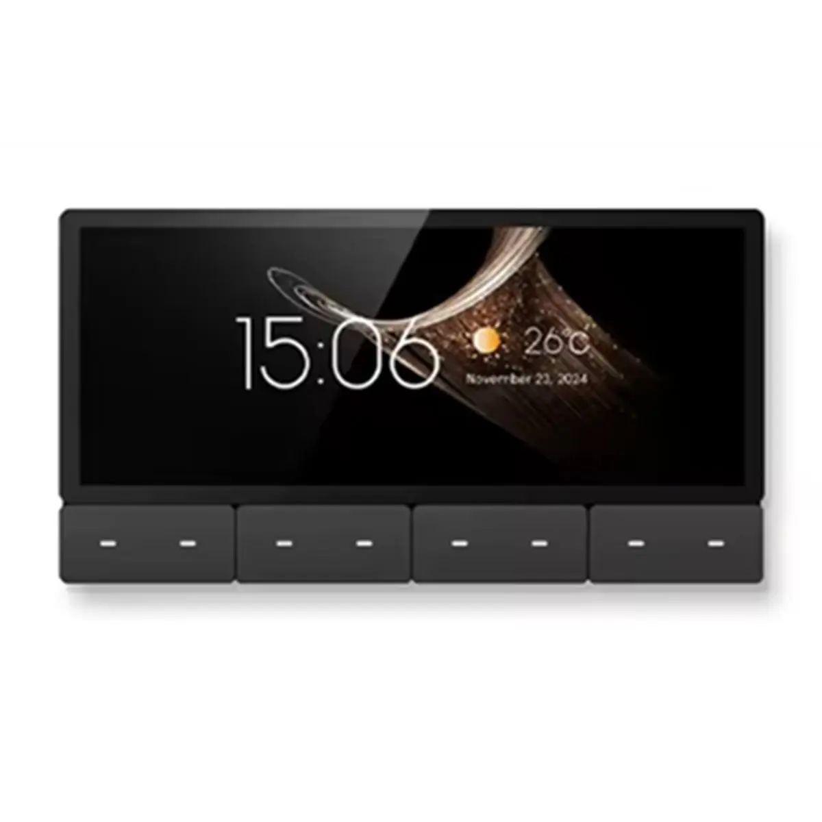 SWXF TUYA Smart Center Control Panel ZIGBEE WIFI Device Scene Touch Screen IR BT Wall Amplifiers Android11 Music System Black