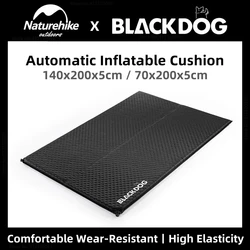 Naturehike x BlackDog Pojedynczy nadmuchiwany materac Kemping Samopompujący materac Namiot Materac Karimata Podróż Natura wycieczka Camping Air mata do spania