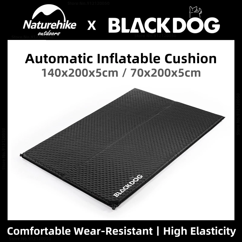 Naturehike x BlackDog Single Inflatable Mattress Camping Self-inflating Mattress Tent Mattress Sleeping Pad Travel Camping Mat