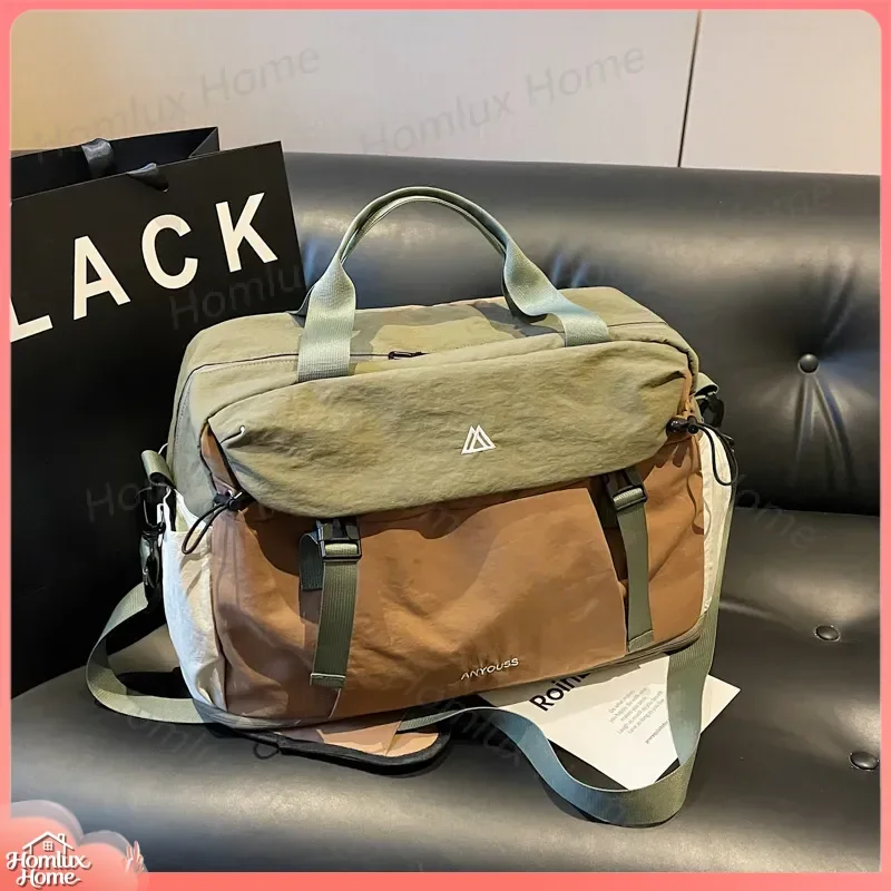 Multifunctional Large Capacity Travel Handbag for Short Trips Dry Wet Separation Sports Fitness Bag Fashionable Storage Tote