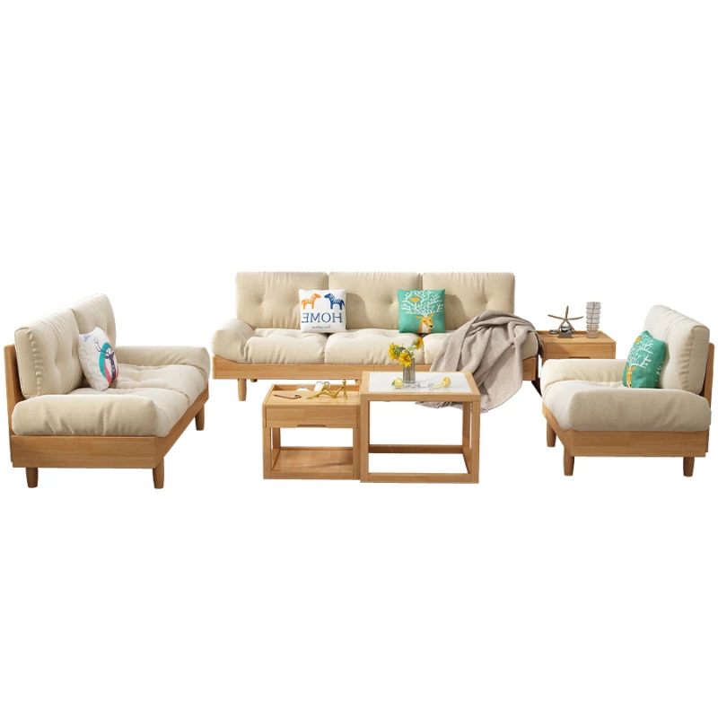 

TLL Cloud Fabric Sofa Quiet Style Furniture Sofa Living Room