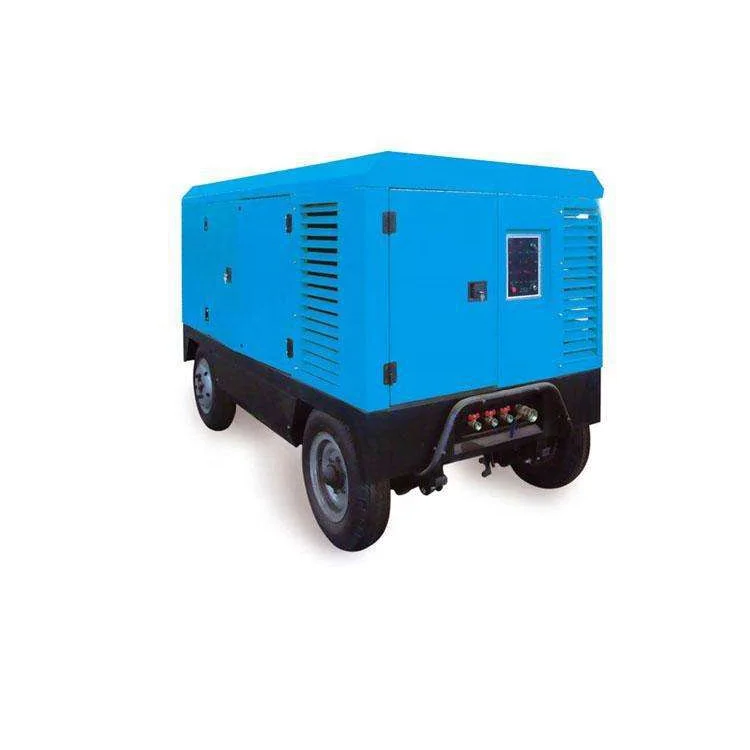 Screw Air Compressor 185cfm Mining Machine Sand Blasting Machine Water Well Drilling Rig Party Power