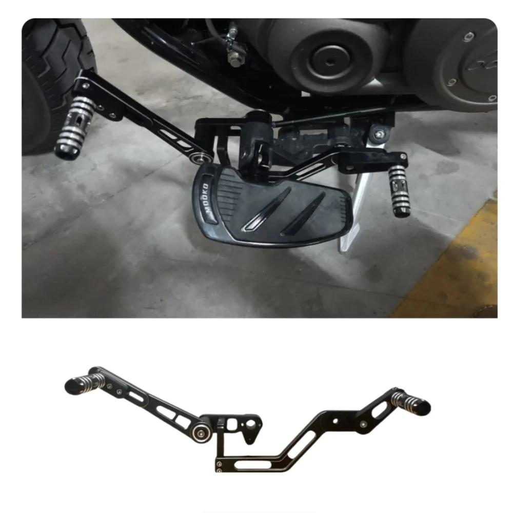 Modification of front and rear pedals for Benda ROCK 250, Chinchilla 300, 450, Napoleon BOB 250, 450, 500, and Dark Flag 500.
