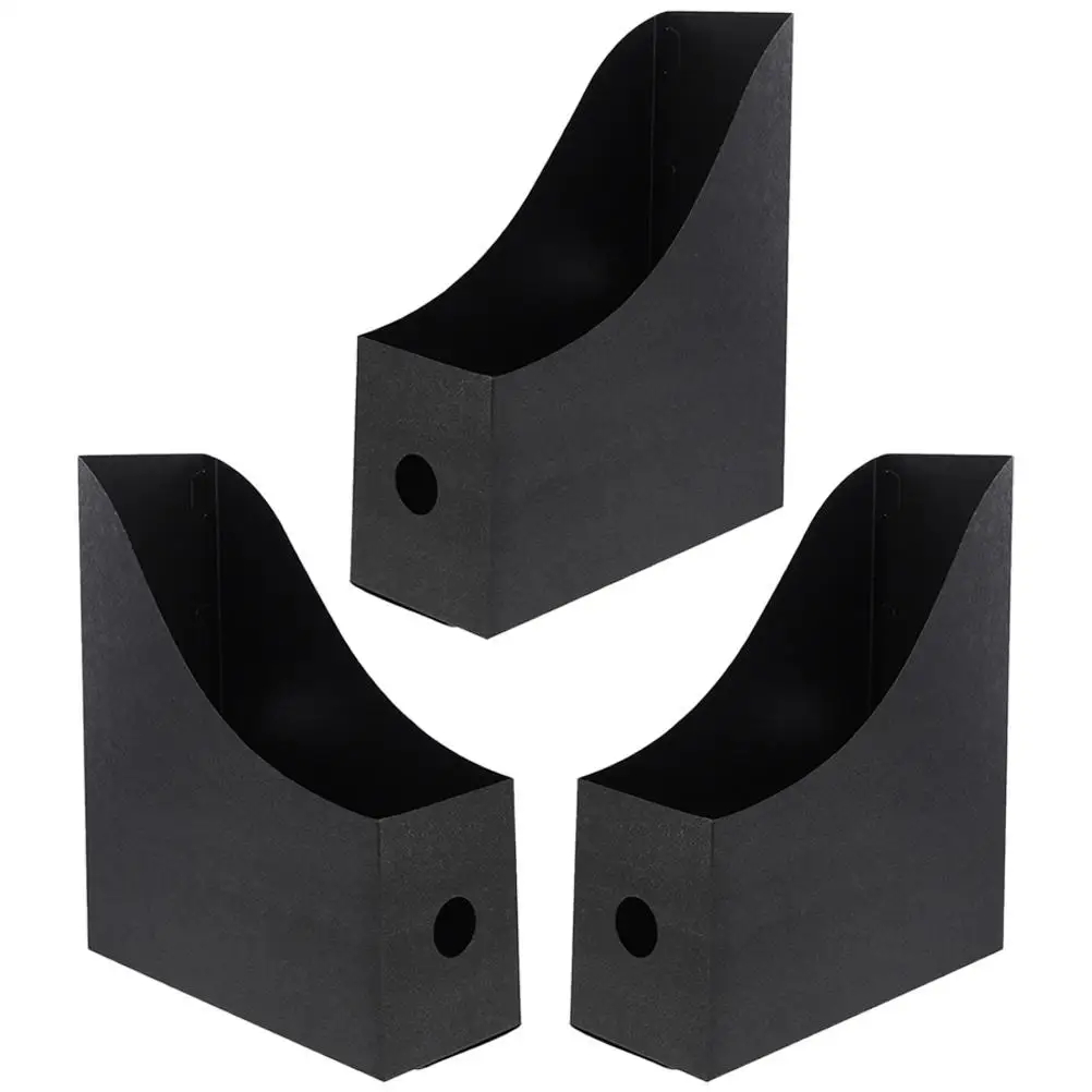 3 Pcs File Holder for Book Organizer Kids Rack Work Desk Office Drawer Organiser Folder