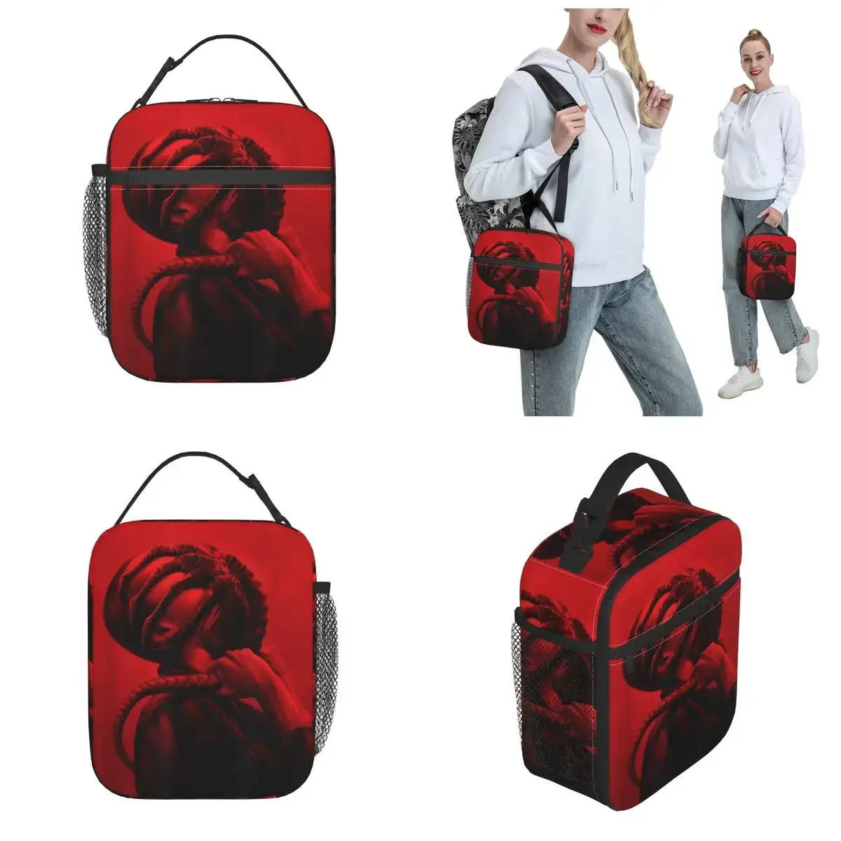 Lunch Box Alien Romulus Xenomorph Facehugger Attack Accessories Storage Food Box New Arrival Cooler Thermal Lunch Box For School