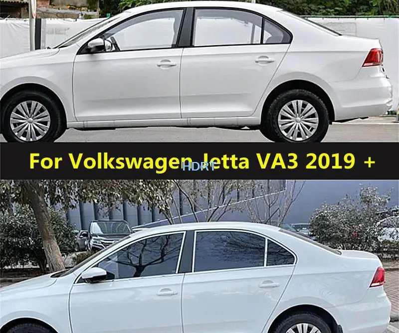 

Suit For Volkswagen Jetta VW VA3 2019 + Car Styling Window Moulding Refitting Exterior Decoration Body Trim Strip Accessories