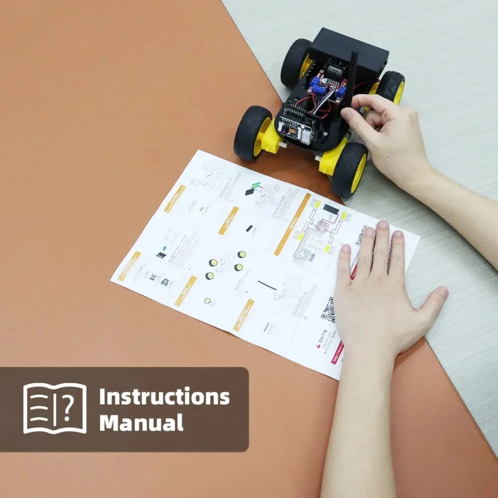 Picture 4: DIYmall ESP32 Smart Robotic Car Kit with WiFi Camera Arduino Programming Learning Set Educational Starter Kit +Codes