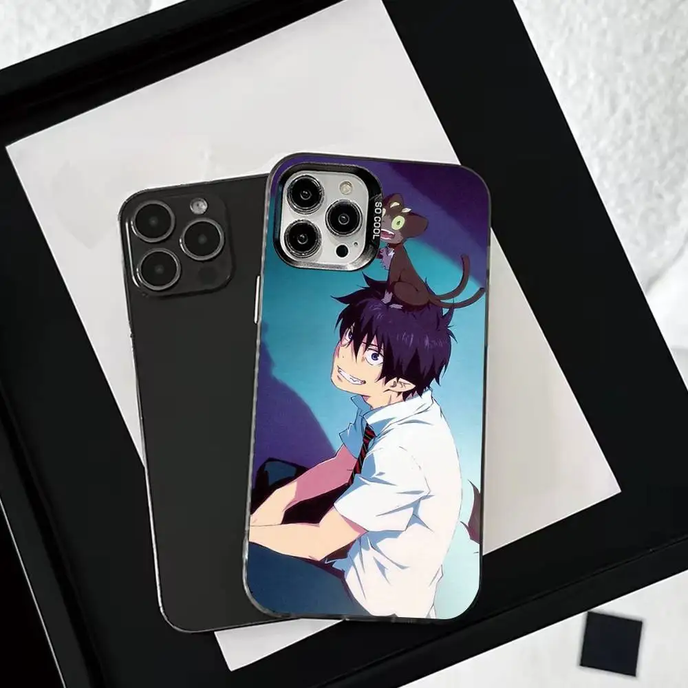 A-Ao no Exorcist Phone Case For iPhone 16,15,14,13,12,11,Mini,Pro,SE,MAX White Matte Shockproof Cover