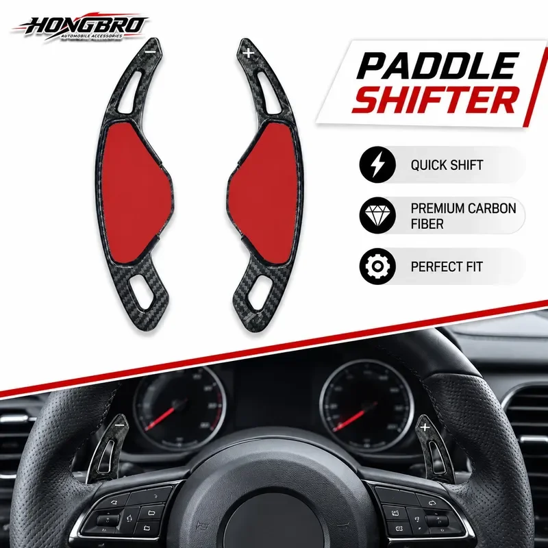 For Land Rover Range Rover Velar Evoque Discovery Jaguar F-Pace XE XF Steering Wheel Shift Paddle Gear Shifter Extension