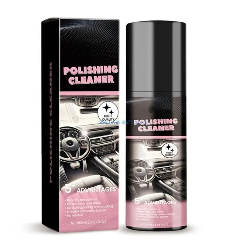 33WB يقوم بترقيات بخاخات تفاصيل السيارة الداخلية، تركيبة التجفيف السريع، تنظف الظروف وتلمع الأسطح المطاطية والجلدية للسيارة
