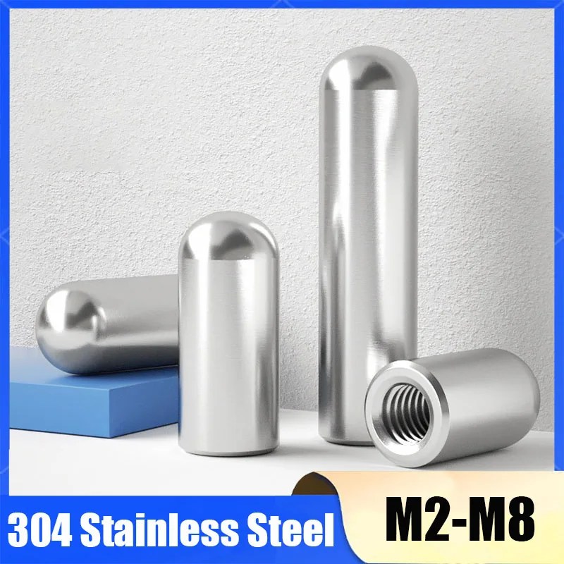M2 M2.5 M3 M4 M5 M6 M8 304 Stainless Steel Internal Thread Cylindrical Pin Internal Tooth Positioning Cylinder Location Dowel