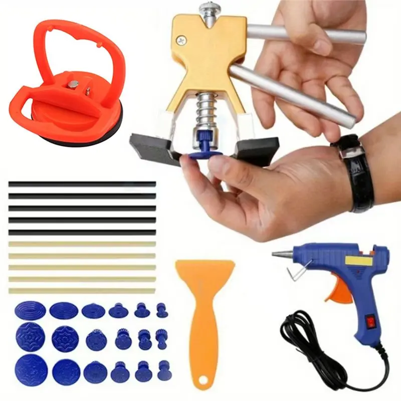 

Dent Puller Kit-32Pcs Dent Remover Tool For Car For Car Hail, Dings Damage DIY Repair