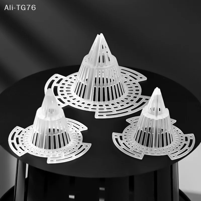 [P] 20Pcs Flower Pot Bottom Mesh Gasket Fixed Wing Design Strong Toughness Improving Drainage Flower Mesh Gasket Garden Supplies