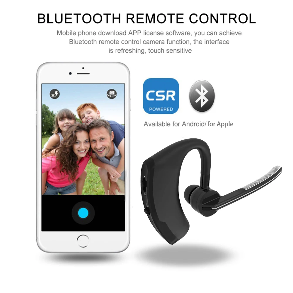 Беспроводные стереонаушники Bluetooth V8 rtSpo с микрофоном и микрофоном
