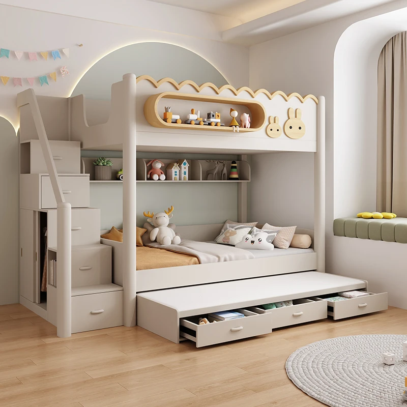 *135x190cm modern Organizer furniture full size childbunk bed full sizebed frame dorm room essential loftbed with desk loft bed