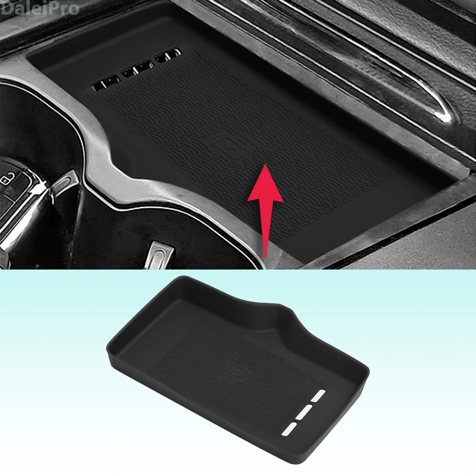 For Chery Omoda C5 EV 2024-2025 Anti-Skid Mat Charger Panel Protective Pad Central Console Scratch-resistant Pad Car Accessories