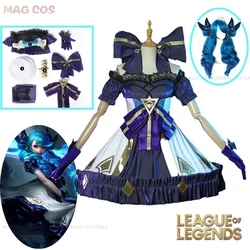 Gwen Cosplay Collab Series: Game LOL League of Legends Gwen Wig Gwen Lolite Drtess Cosplay Women Hallowen Carnival Costumes