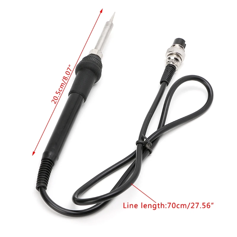 1pc 24V 50W Soldering Station Solder Iron Handle with 900M-T-I Iron Tip 5pin Welding Repair Tool