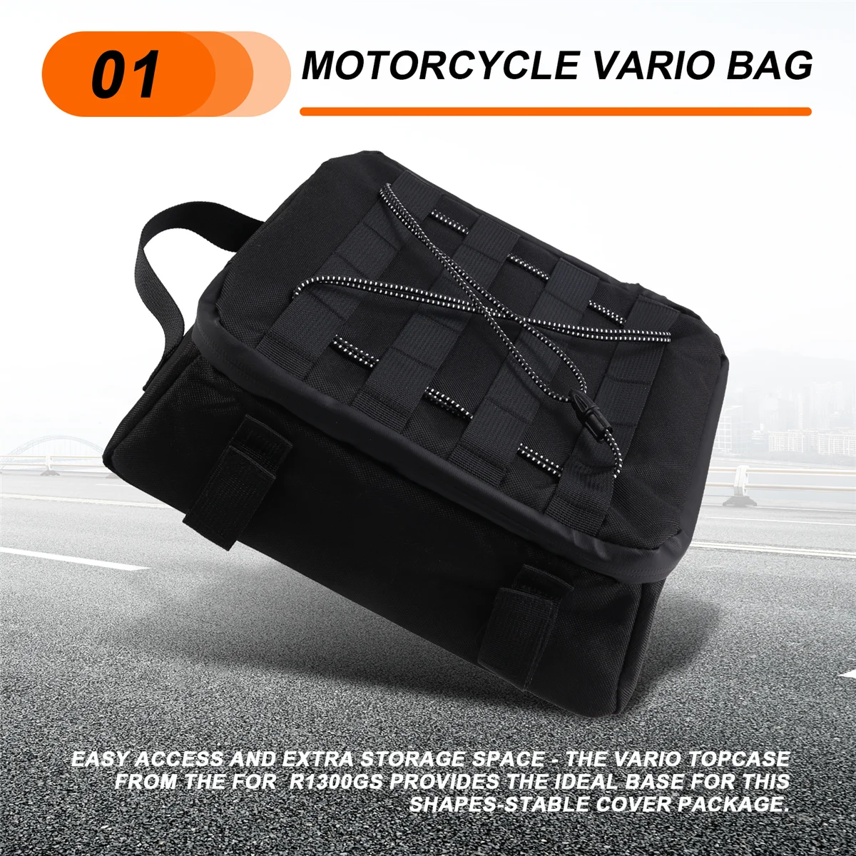 

Premium Motorcycle Vario Bag Top Case Cover Bag for R1300GS 2023-