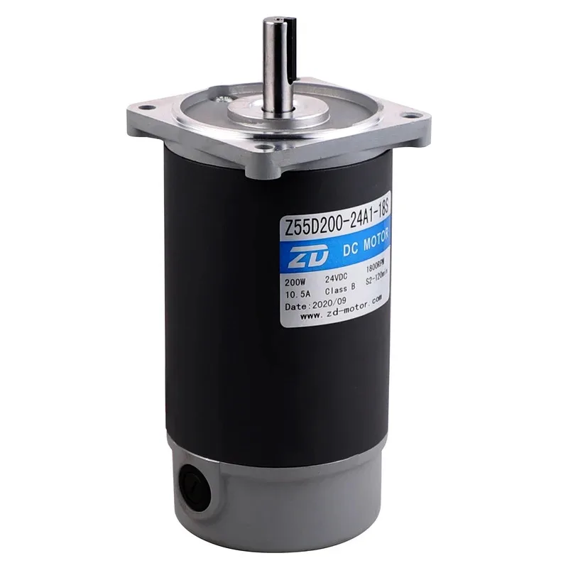 ZD 저속 고토크 12V 24V 90V 마이크로 브러시 DC 기어 모터 자석 브레이크 인코더 60mm-104mm 10W 40W 60W 90W 200W 300W