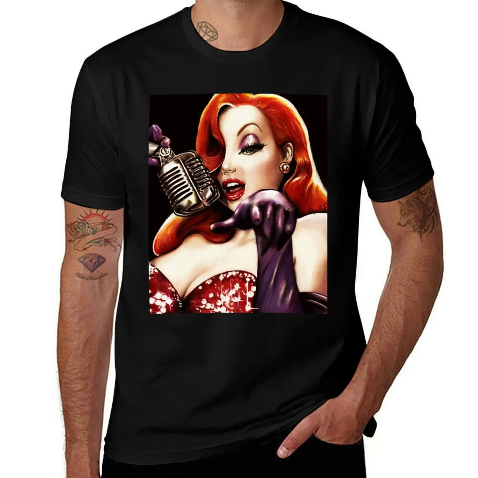 

for man Jessica Rabbit shirt print T-Shirt t t shirt shirts t summer custom white man pack