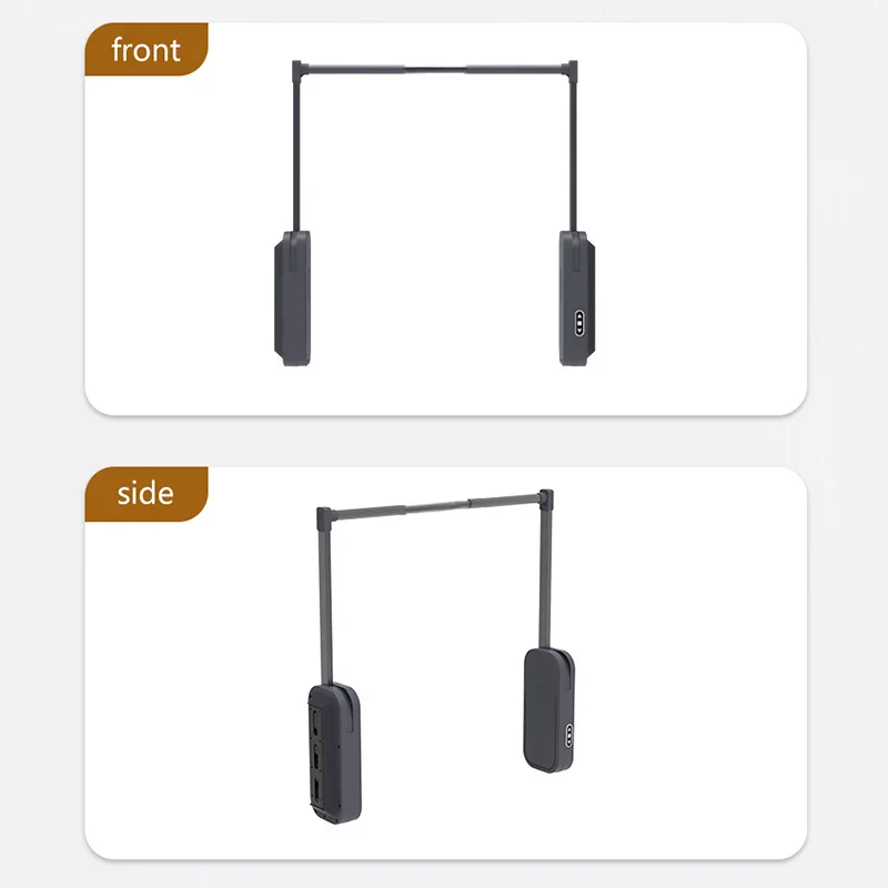 Smart Electric Lifting Clothes Rod Electric Pull-Down Aluminum Alloy Storage Clothes Rod Touch Control Wardrobe Clothes Rod - Image 6