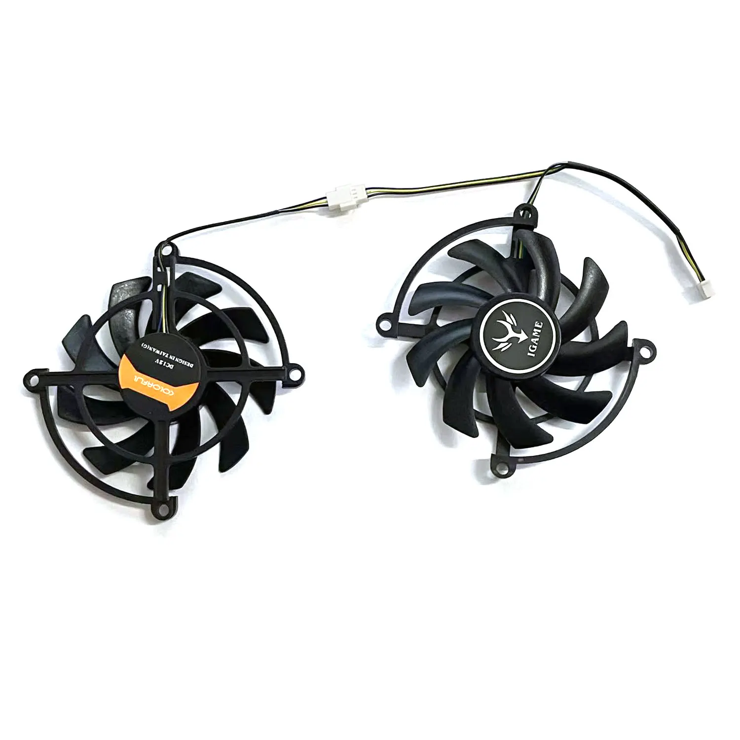 컬러풀 iGame 지포스 GTX 1060 GTX 1070 그래픽 카드 교체 선풍기 적합한 GPU 선풍기, 4 핀 85mm GTX1060 1070 GPU 선풍기, 신제품