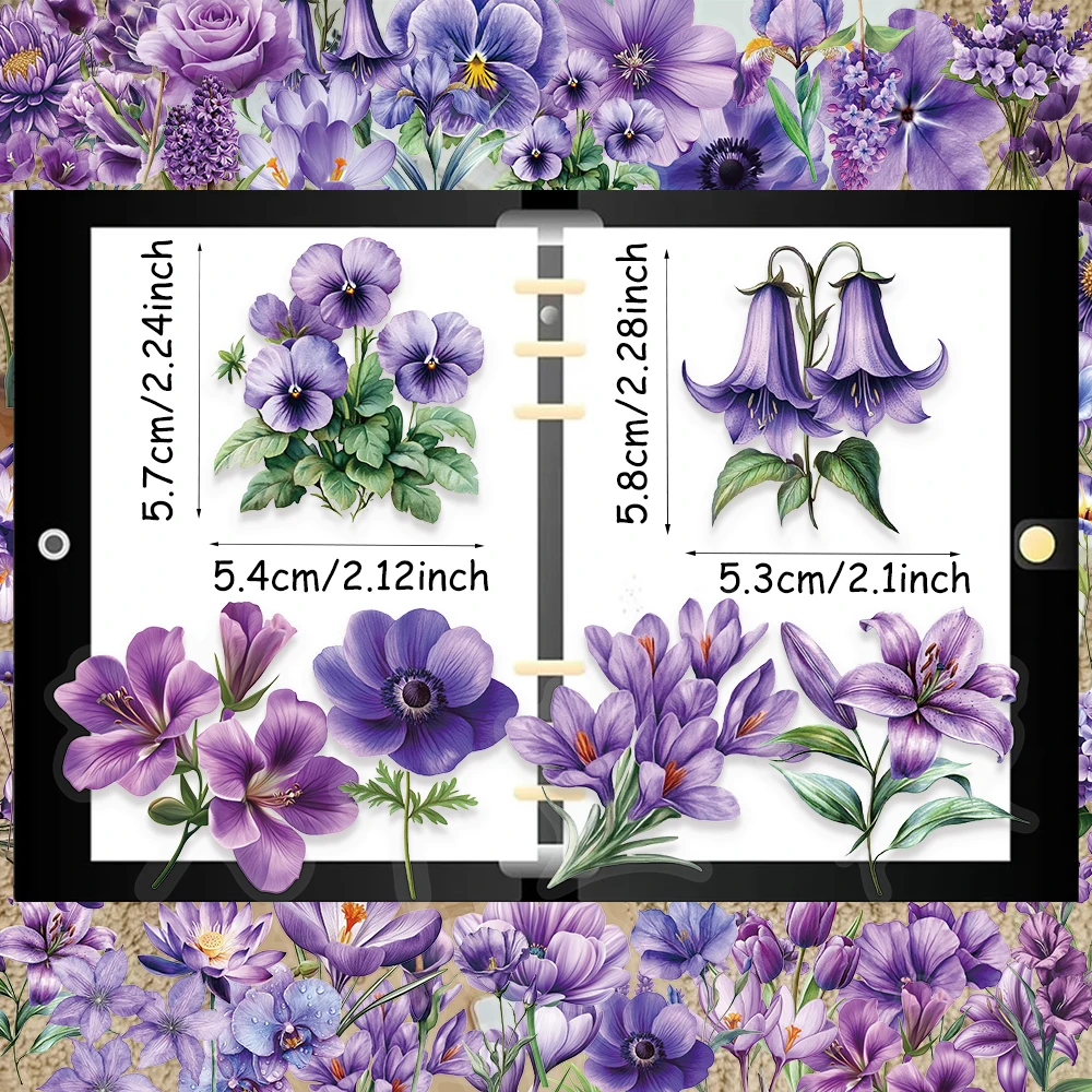 250PCS Fun Fashionable Flowers Stickers Nostalgia Skateboard Phone Laptop Luggage Cartoon Coffee Motorcycle Phone Sticker