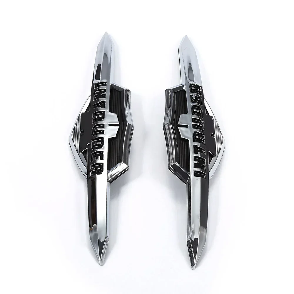 X/Motorcycle Chrome 3D Fuel Gas Tank Emblem Badge Decoration Decals Stickers For Suzuki Intruder VL 400 800 1500 LC1500 Volusia.