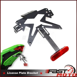 Motorcycle License Plate Bracket Tail Tidy Fender Eliminator Kit For Yamaha Honda Kawasaki Z800 Z750 Z1000 Z900 ER6N ER6F Ninja
