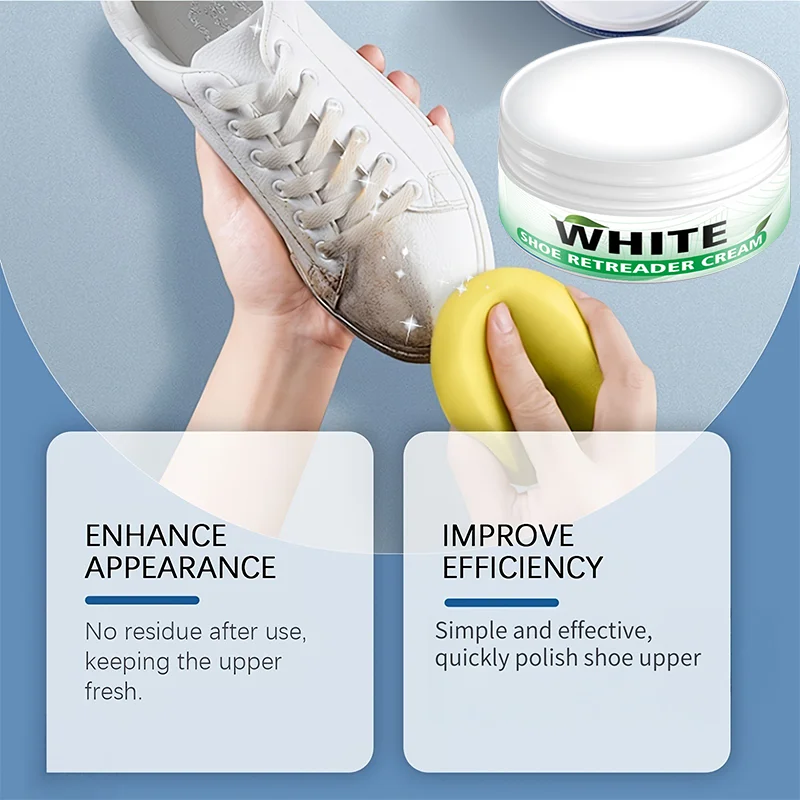 Creme para esmalte de sapatos 100g - Não tóxico e sem produtos químicos, adequado para limpeza de tênis, botas, joias, relógios e pisos - Fácil