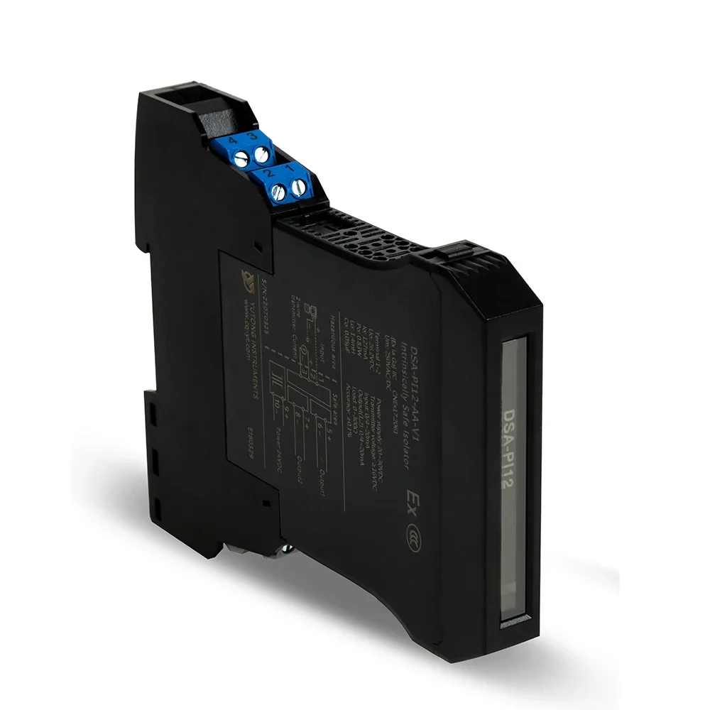Penghalang Keamanan Komunikasi HART Intrinsically Safe Universal Signal Alarm Setter Isolator 1 Input Komponen Industri