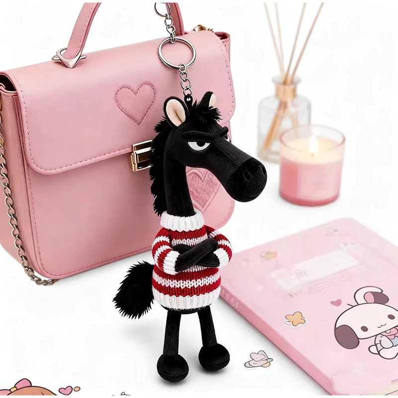 2026 السنة الجديدة الحصان على ظهره سحر الأطفال الكرتون متعة الحصان المفاتيح حزب هدية محظوظ هدية عيد الميلاد مضحك للجنسين الديكور #4