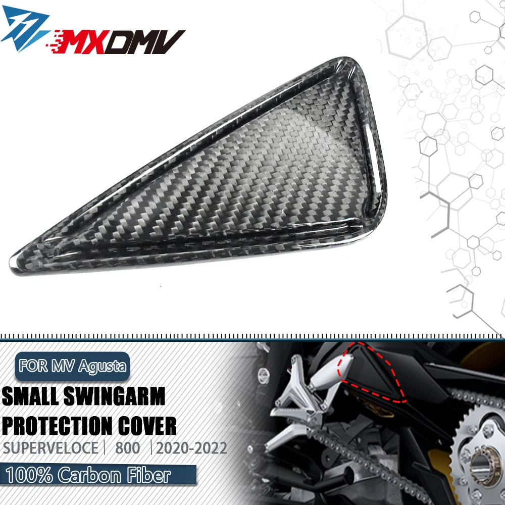 

Motorcycle Accessories Decorative Plate Small Swingarm Cover 100% Carbon Fiber For MV Agusta Superveloce 800 2020-2022