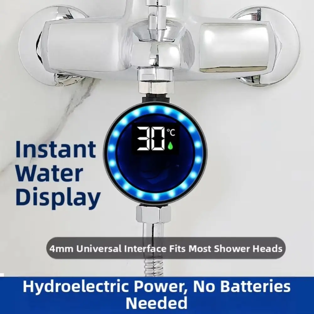 

Stainless-Steel Water Temperature Gauge Precise Measurement Waterproof LED Display Thermometer LED Touch Control