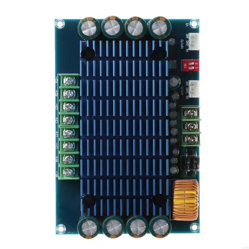 A2BD 4 Channel DIY High-end Car AMP for DC 12V Speaker Digital Amplifier Props Used to 4 Input into 2 Input Board