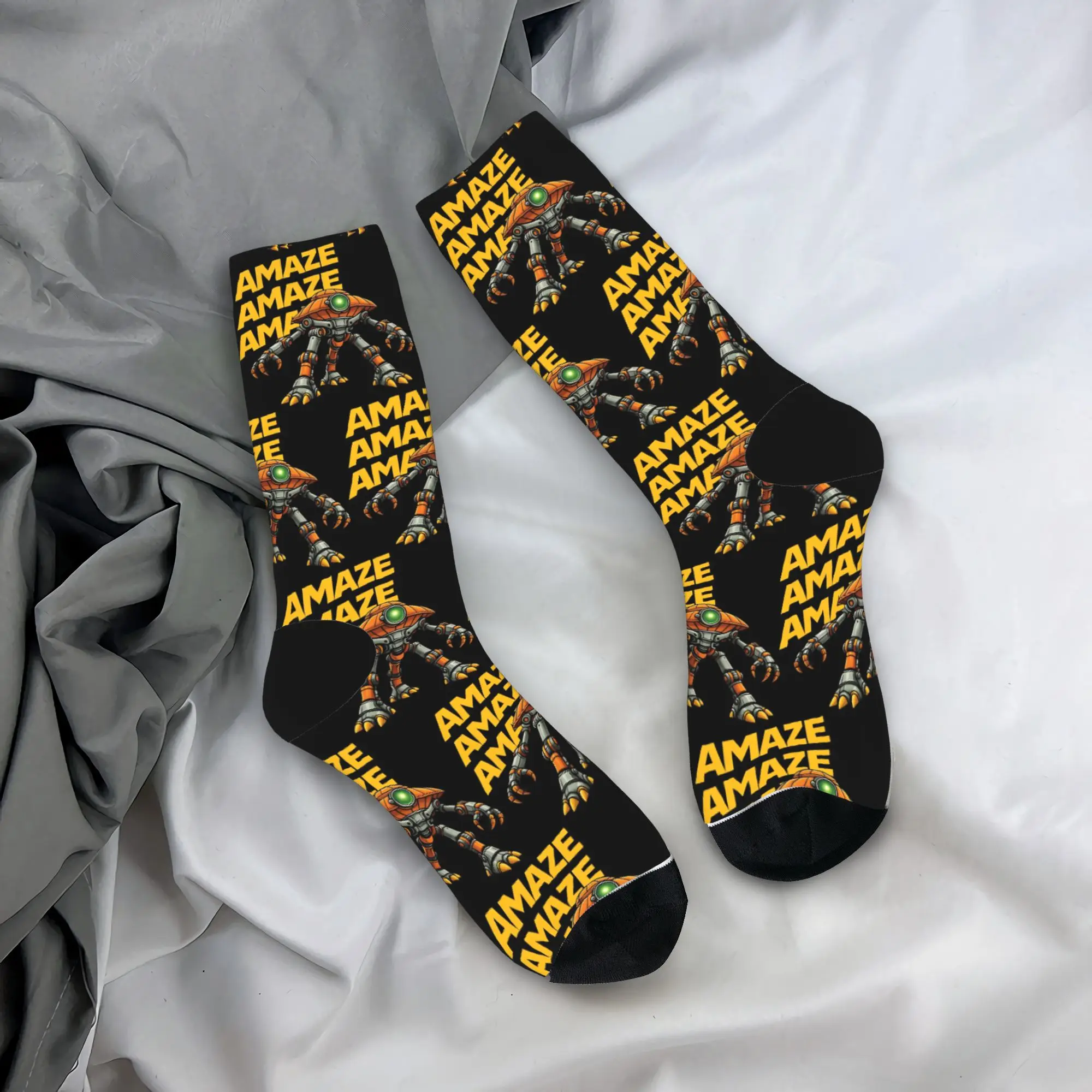 Project Hail Mary Amaze Amaze Jazz Hands Socks  Leisure Stockings Women Men Soft Climbing Socks Autumn Pattern Anti Sweat Socks